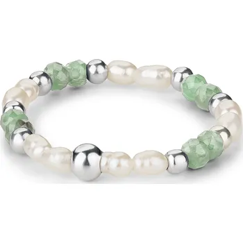 Prsten PERLOVÝ PRSTEN TANAKA SE SMARAGDEM