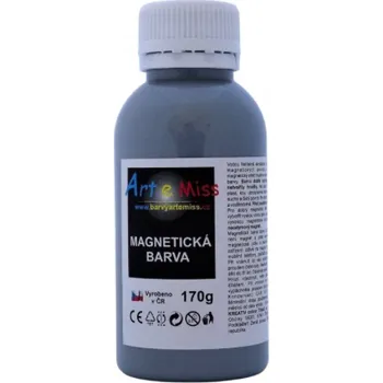 Speciální výtvarná barva Magnetická barva černá Artemiss 170 g