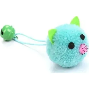 Hračka pro kočku Hračka pro kočky plyšová myš s rolničkou | Interaktivní hračka pro kočky - modrý