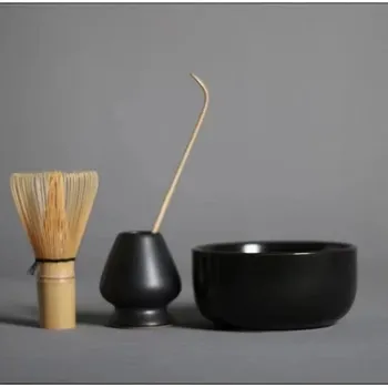 Čajová souprava Sada na přípravu matcha čaje s keramickou miskou | čajový set - 2