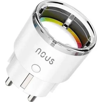 Elektrická zásuvka Smart zásuvka NOUS A1 WiFi - chytrá bezdrátová spínací Wifi zásuvka 230V, Smatr Home, max.15A, řízení pomocí aplikace TuyaSmart