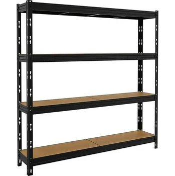 Dílenský regál Vysokozátěžový regál, 180 × 180 × 35 cm, nosnost police: 250 kg