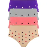 Granby Extra - vyšší bezešvé kalhotky G&N 6208- 4bal XL vícebarevná