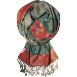 Vltava kašmírová šála pistáciová EK26007 zelená