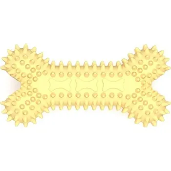 Hračka pro psa Hračka pro psy | Odolná kost pro žvýkání - Žlutá