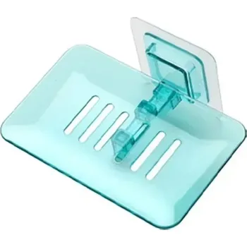 Úložný box Držák na mýdlo bez vrtání | Koupelnový organizér - Zelená