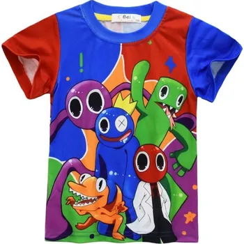 Dětské tričko Roblox Rainbow Friends 3D potisk (B) Varianta: číslo 1, Velikost: 7-8T - 130 (6-8 let)