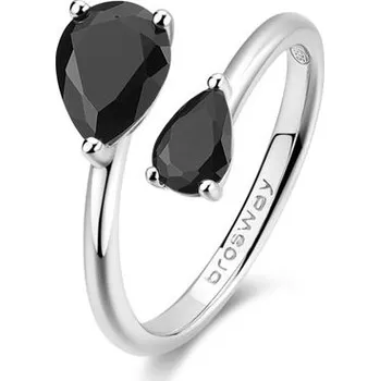 Prsten Prsten Brosway Fancy Mistery Black FMB119 Velikost 52