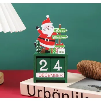 Kalendář Dřevěný vánoční kalendář