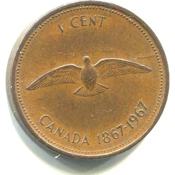 KANADA. 1 cent 1967.