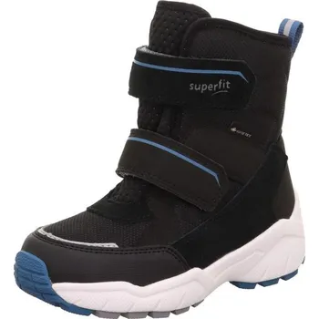 Chlapecká zimní obuv Chlapecké sněhule CULUSUK 2.0 Black/Blue Gore-Tex, Superfit , 1-009173-0000, černá - 27
