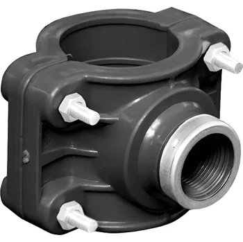 Vodovodní potrubí SICOMAT - Potrubní rozvody stlačeného vzduchu Odbočka s vnitřním závitem G3/4" 40 mm