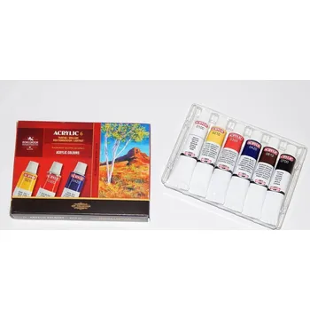 Speciální výtvarná barva Sada akrylových barev Koh-i-noor 6 x 16 ml