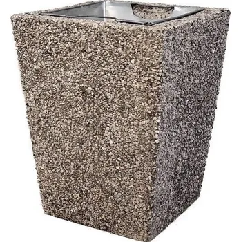 Venkovní odpadkový koš PROFIBA Betonový koš Kón