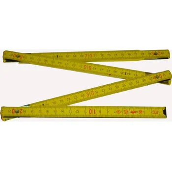metr METRIE TOOLS Metr dřevěný skládací 1m citrónPF 1ciz01