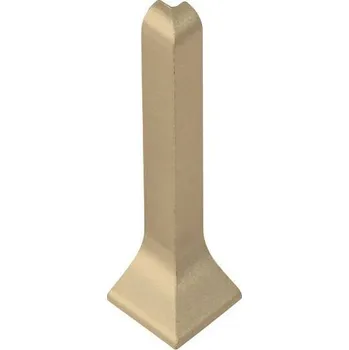 soklová lišta NOVÁK Vnější roh pro lištu 60mm PVC ABS champagne, 2ks AASE 60-C-ZR/ABS