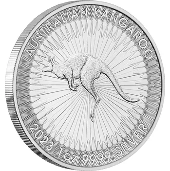 Perth Mint Australian Kangaroo stříbrná mince 1oz 2023