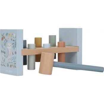 Dřevěná hračka LITTLE DUTCH Zaloukačka dřevěná Forest friends