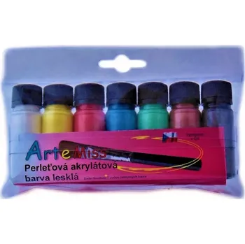 Speciální výtvarná barva Sada perleťových akrylových barev Artemiss 7 x 12g