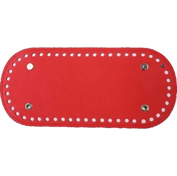 Kabelka Dno kabelky s nýty pro DIY tašky | Kabelkové doplňky, Kožené příslušenství - Červené