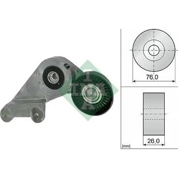 Napínák, žebrovaný klínový řemen AGB RC163-00