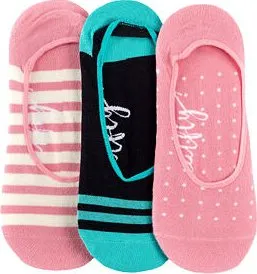 Dámské ponožky Meatfly ponožky Low socks - Triple pack M/ Multicolor 2 | Mnohobarevná | Velikost One Size