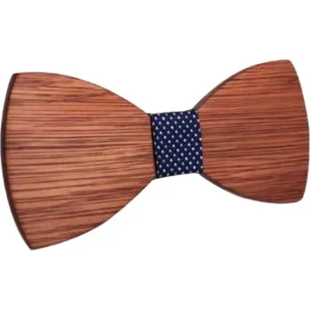 Dřevěný motýlek - S jednoduchým motivem, kostka