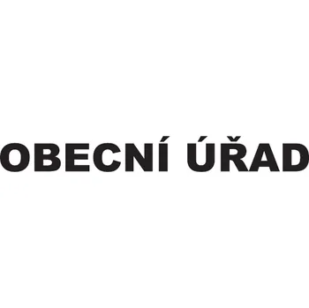 Informační tabulka PROFIBA Samolepka "OBECNÍ ÚŘAD"