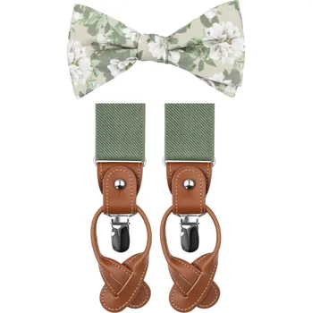 Kravata Bubibubi Motýlková sada Rima s kšandami