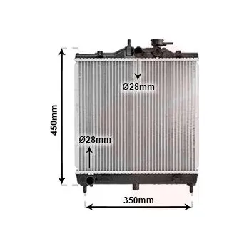 Chladič motoru Chladič, chlazení motoru AGB 410608A2