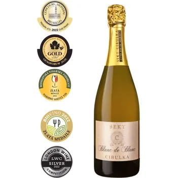 Víno Cibulka Sekt Blanc de Blancs 2019 0,75l 12,5%