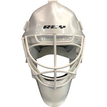 Hokejová helma Maska Rey Sauber Carbon Kevlar, bílá, Senior, 54-59cm Rey