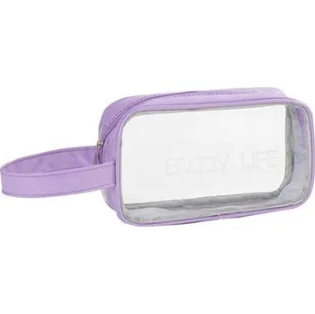 Sportovní taška Pvc průhledná fitness taška velká | sportovní taška - Fialová S