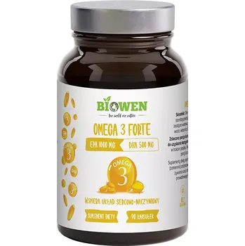 Doplněk stravy Omega 3 forte 90 kapslí - HEMPKING (Biowen)