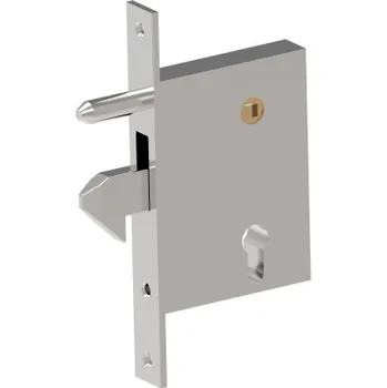 Zámek na kolo IBFM Zámek 447 UM - mechanický zámek s hákem pro posuvné brány, hloubka zámku S-57mm, PB-67mm a A-100mm Velikost: A