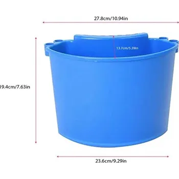 Organizér na detailing auta s rychlým úložištěm | závěsný kyblík na mytí auta - modrý