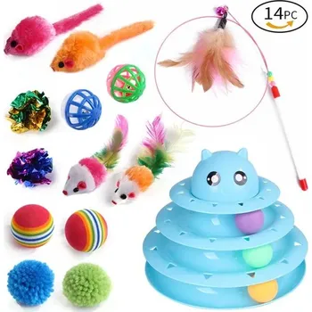 Hračka pro kočku Hračky pro kočky | Sada kočičích hraček 20 ks - 14KS(10)