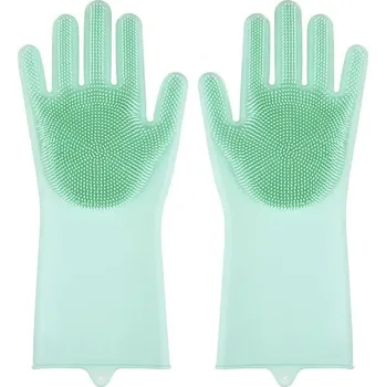 Kosmetika pro psa Rukavice na vyčesávání psů a koček | Chovatelské potřeby - Zelená