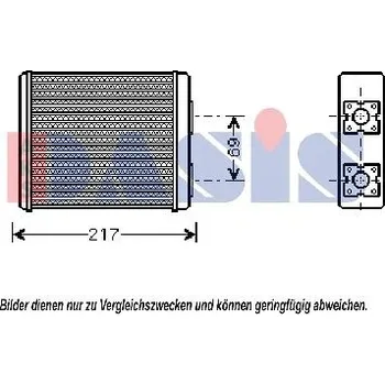 Výměník tepla, vnitřní vytápění AGB 3250N8-1