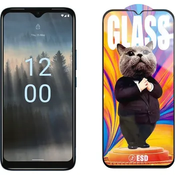 3D Ochranné tvrzené sklo na Nokia C12 - Mr. Cat ESD