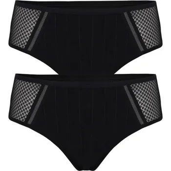 Kalhotky Gala Komfort bavlněné kalhotky D31 - 2bal XXL černá