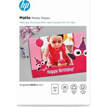 Fotopapír HP Matte FSC Photo Paper 4x6 25 sheets