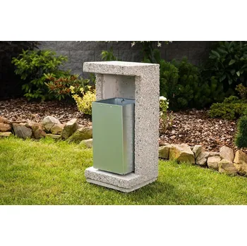 Venkovní odpadkový koš PROFIBA Betonový koš Účko