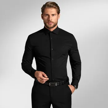 Pánská košile BANDI, model FORMAL TERAZZO Nero