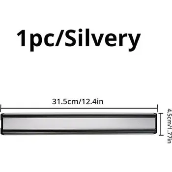 Stojan na nože Magnetická lišta pro kuchyň | ocelová lišta, držák na nářadí - 1ks 12,4 palce
