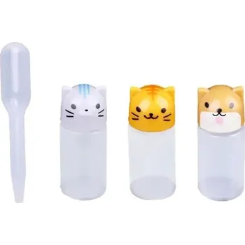 Cestovní lahvičky na omáčky a dresinky | Kuchyňské potřeby - 3ks