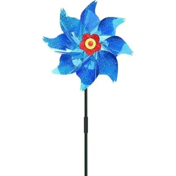 Odpuzovač zvířat Odpuzovač ptáků Mylar větrník | Zahradní dekorace, Ochrana rostlin - modrý