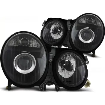 Přední světlomet PŘEDNÍ SVĚTLA MERCEDES W210, E-CLASE, 1999-2002, ČERNÁ BLACK (LPME07)