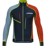 Crazy mikina Acceleration - pánská - černá/oranžová/světle modrá Velikost: XL