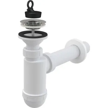 Sifon umyvadlový s výpustí a nerezovou mřížkou Concept